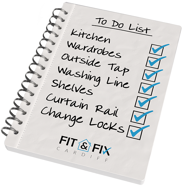 image of a to-do list with various home maintenance jobs listed on it