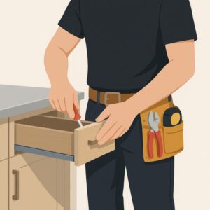 Adjust Misaligned Kitchen Drawer service for homeowners in Cardiff by Fit & Fix