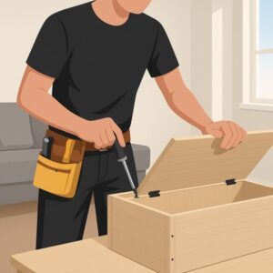 Assemble Flat Pack Chest Trunk Storage Box service for homeowners in Cardiff by Fit & Fix