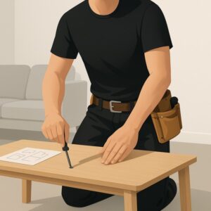 Assemble Flat Pack Coffee Table service for homeowners in Cardiff by Fit & Fix