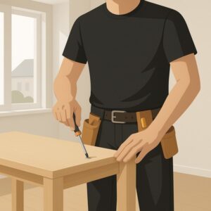 Assemble Flat Pack Dining Table Only service for homeowners in Cardiff by Fit & Fix