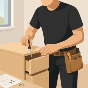 Assemble Flat Pack Filing Cabinet service for homeowners in Cardiff by Fit & Fix