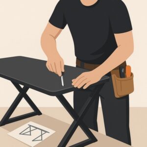 Assemble Flat Pack Gaming Desk service for homeowners in Cardiff by Fit & Fix