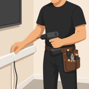 Fit Cable Trunking to Hide Cables service for homeowners in Cardiff by Fit & Fix