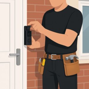 Install Battery or Plug-in Doorbell service for homeowners in Cardiff by Fit & Fix
