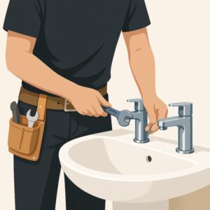 Install New Basin Taps service for homeowners in Cardiff by Fit & Fix