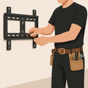 Install TV Wall Bracket service for homeowners in Cardiff by Fit & Fix