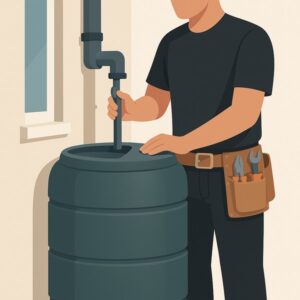 Install Water Butt Kit service for homeowners in Cardiff by Fit & Fix