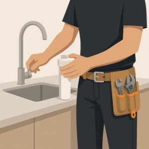Install Water Filter Tap on Sink service for homeowners in Cardiff by Fit & Fix