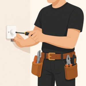 Replace Dimmer Switch (like for like) service for homeowners in Cardiff by Fit & Fix