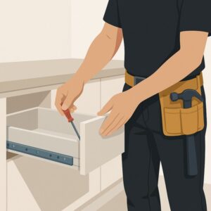 Replace Kitchen Drawer Runners service for homeowners in Cardiff by Fit & Fix