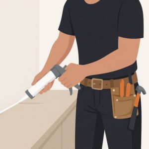 Reseal Worktop to Wall Joint service for homeowners in Cardiff by Fit & Fix