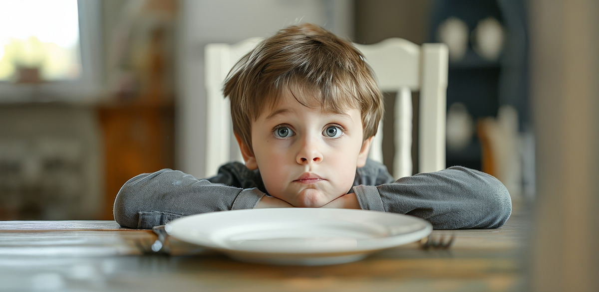 Family preparing simple meal in temporary kitchen during renovation